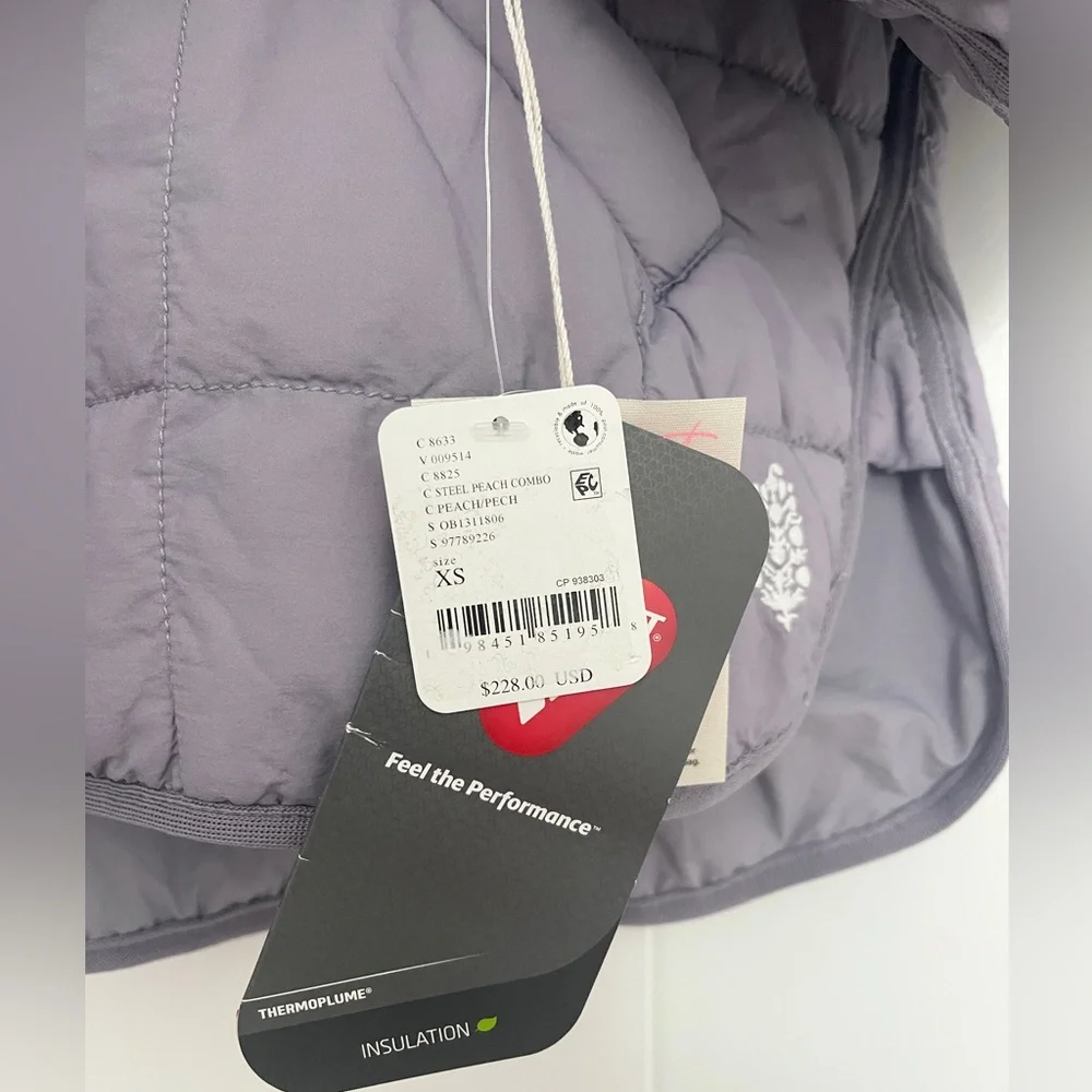 NWT Free People Movement Pippa Puffer Packable Jacket Size XS - Picture 5 of 6